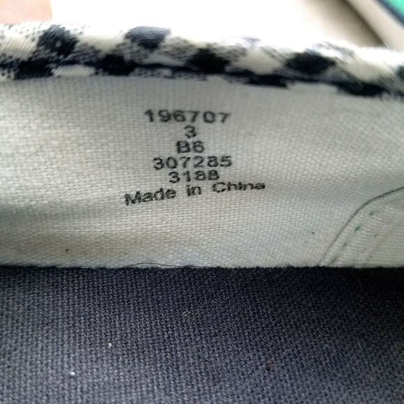 Lands End Big Girls 196707 Size 3 Green  Textile Slip On Loafer Flats - Picture 8 of 9